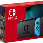 Nintendo Switch - Consola Estándar, Color Azul Neón/Rojo Neón